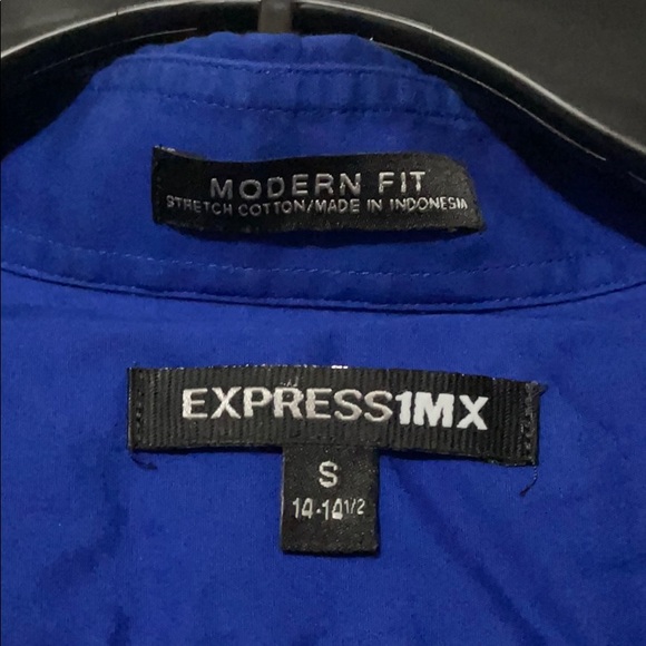 Blue Express Button-Up - Picture 4 of 4